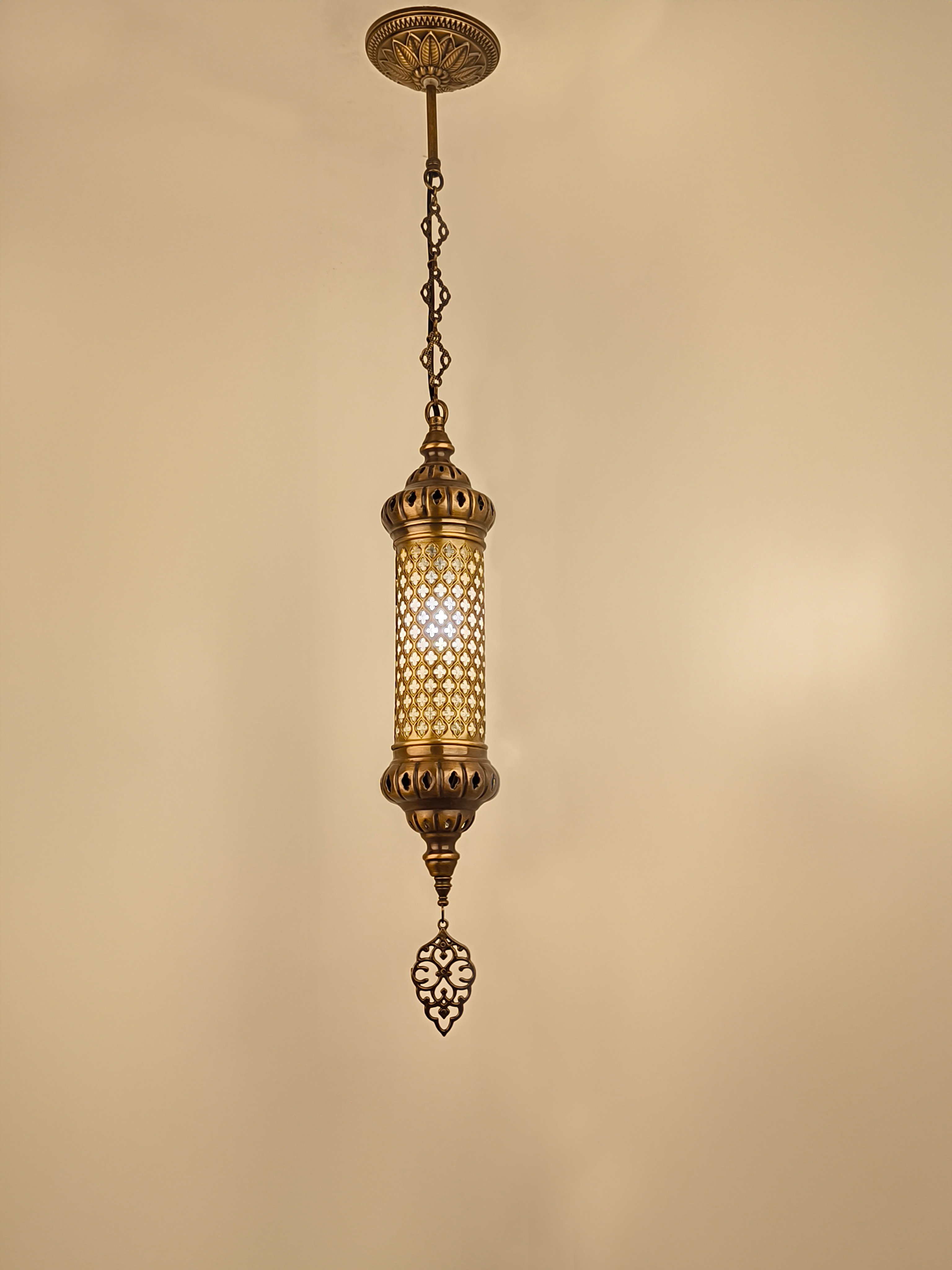 Single Blowing Glass Turkish Pendant Light