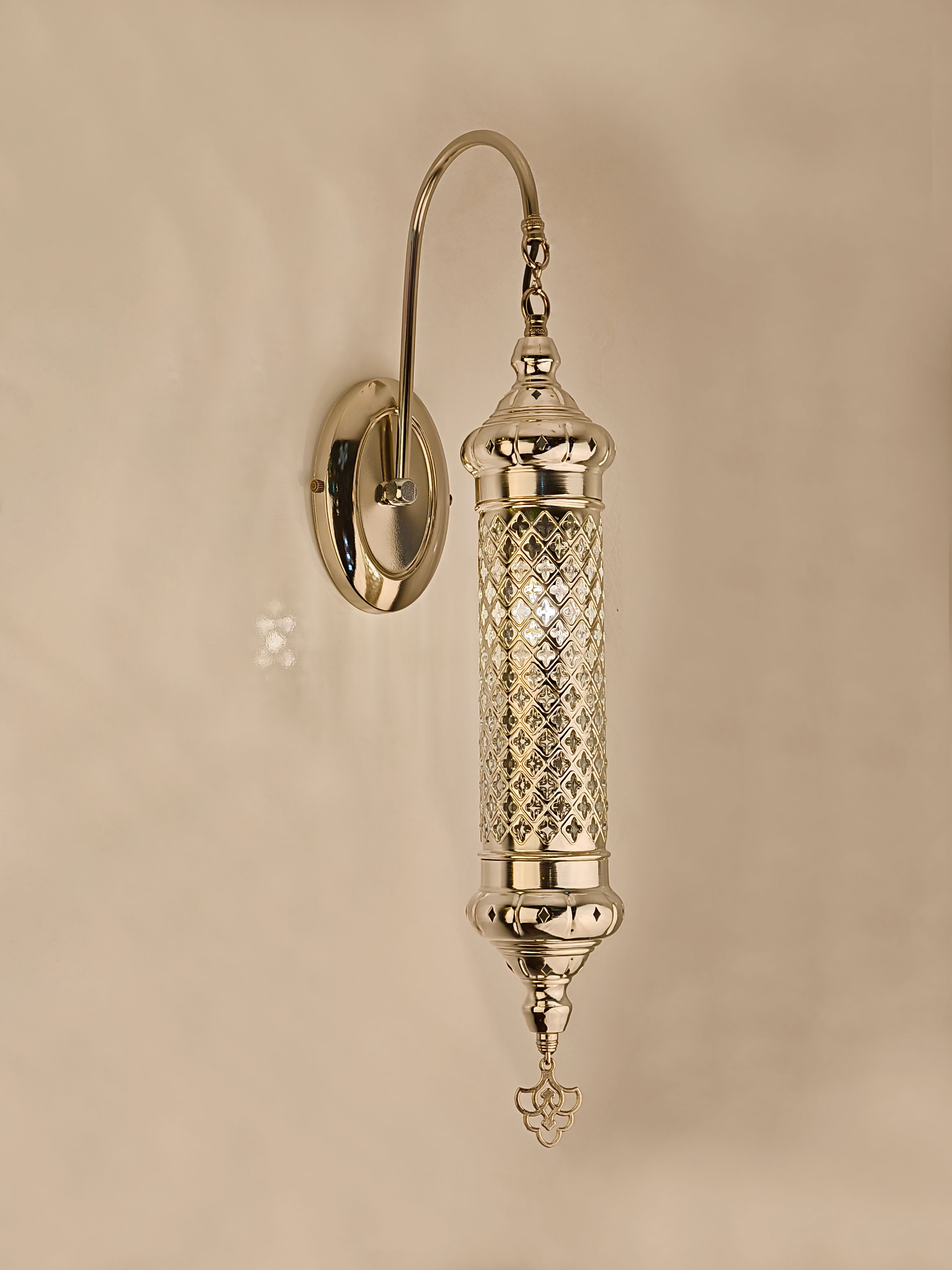 Silver Ottoman Wall sconce Light